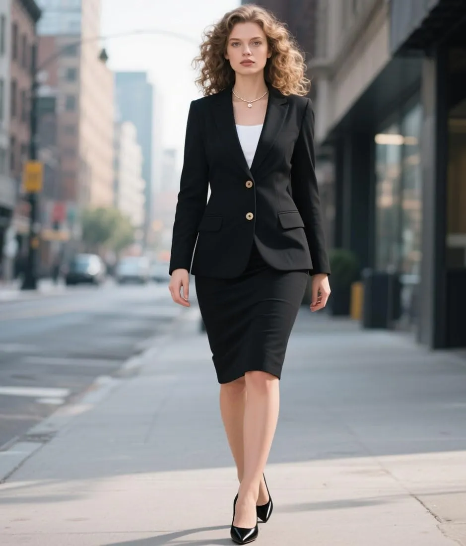 2 Piece Skirt Sets for Women Business Office Formal Dress Suit Skirt and Blazer Sets for Women