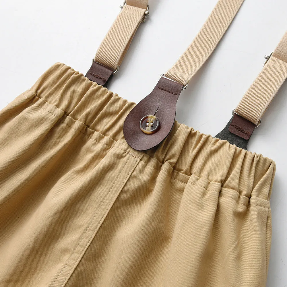 2 Pieces Set Baby Kid Boys Bow Print Shirts And Solid Color Shorts Suits Wholesale 230411272