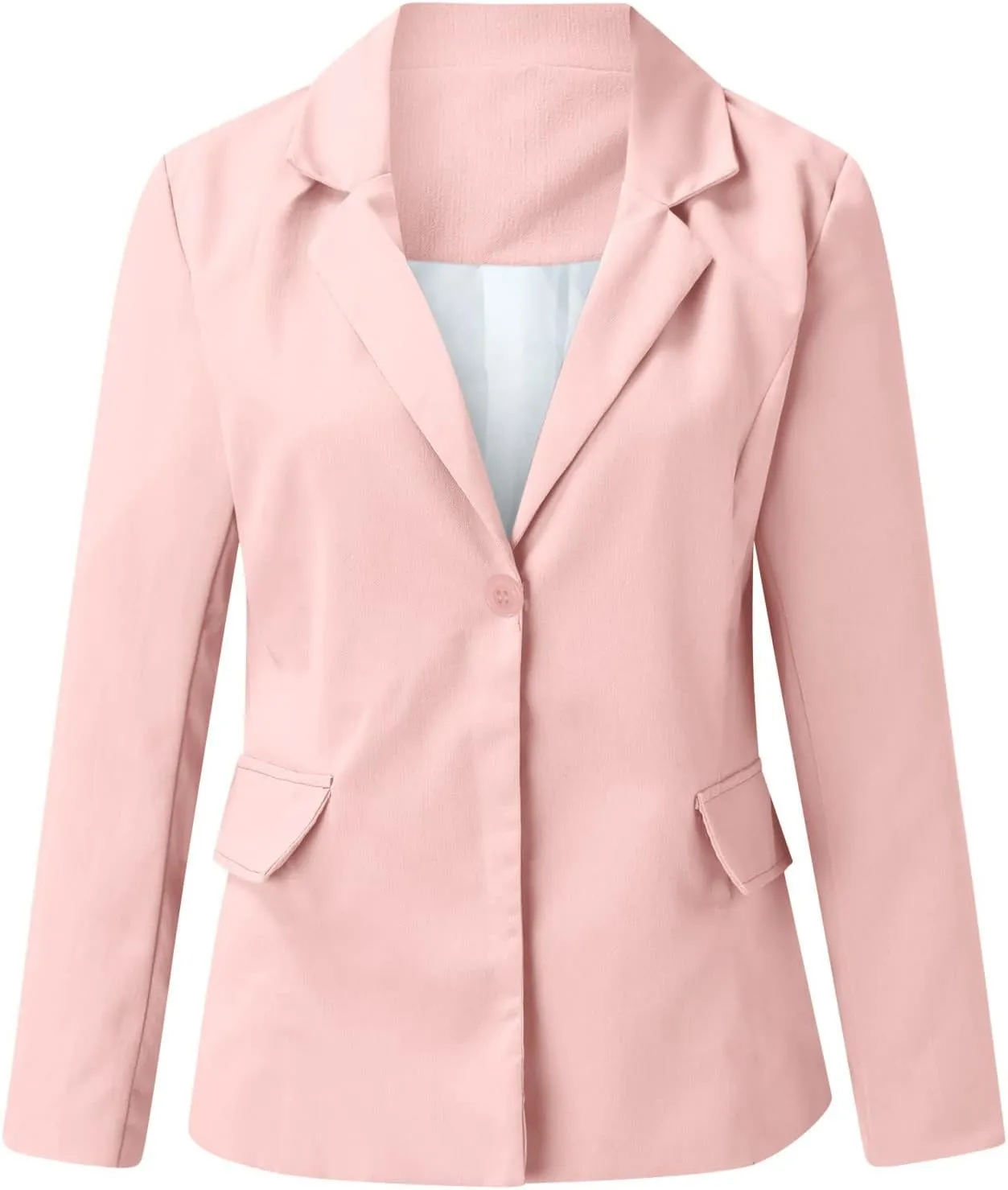 2023 Blazer Jackets for Women Open Front Suit Coats Long Sleeve Casual Work Office Blazers Trendy Business Dress Cardigan