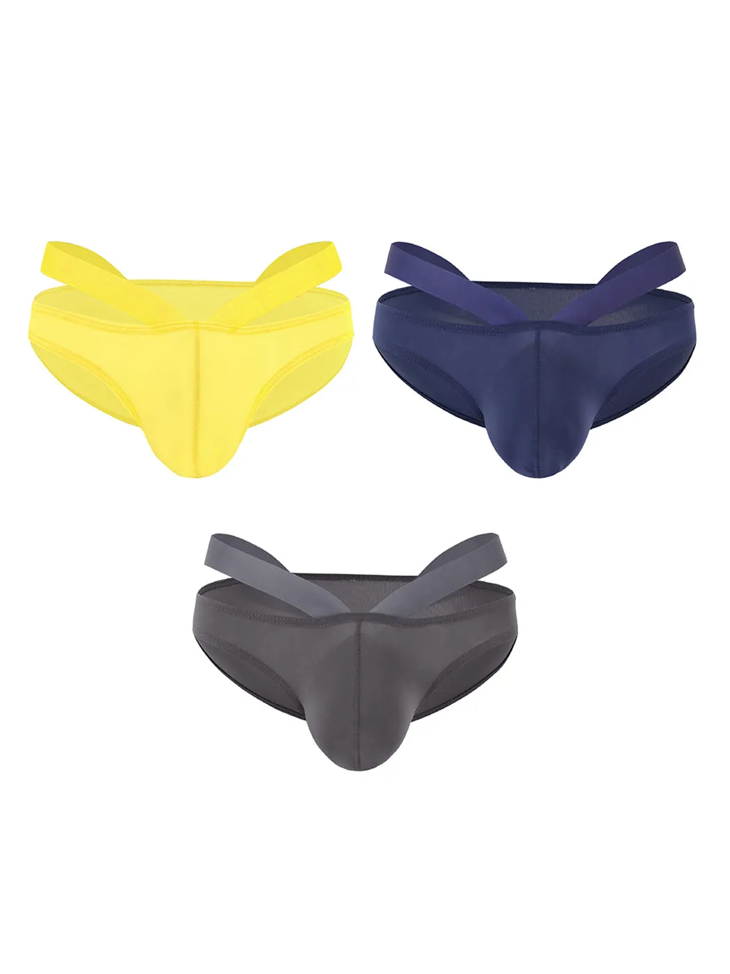3 Pack Mens Sexy Cross Bikinis