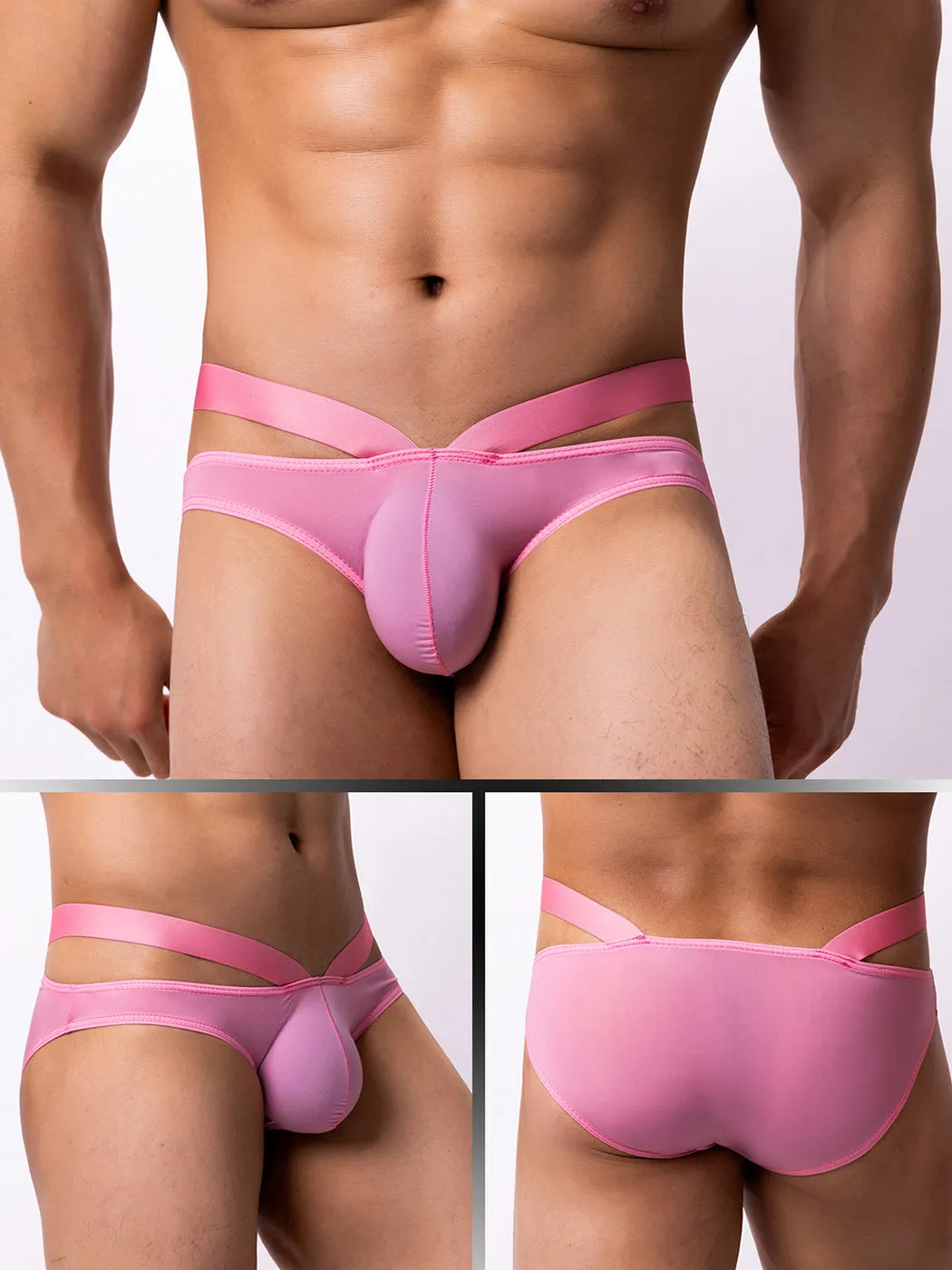 3 Pack Mens Sexy Cross Bikinis