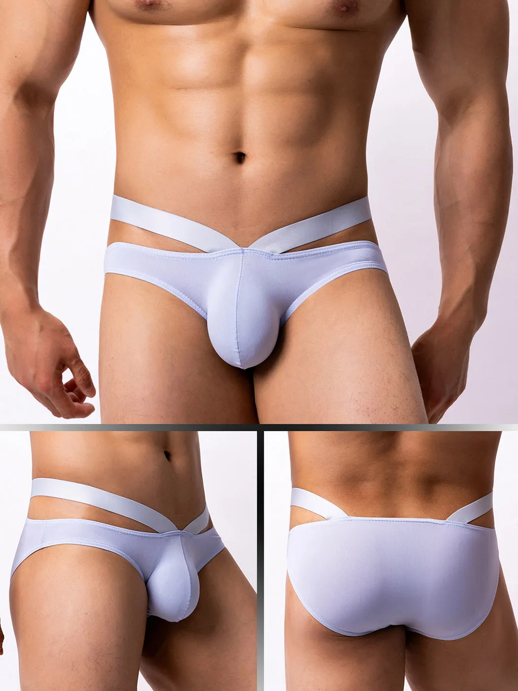 3 Pack Mens Sexy Cross Bikinis