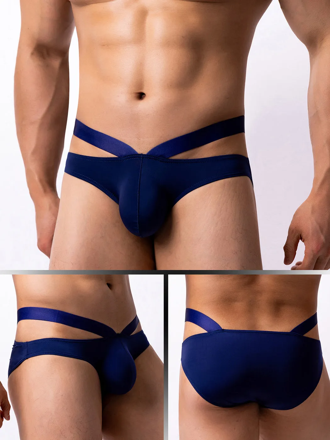 3 Pack Mens Sexy Cross Bikinis
