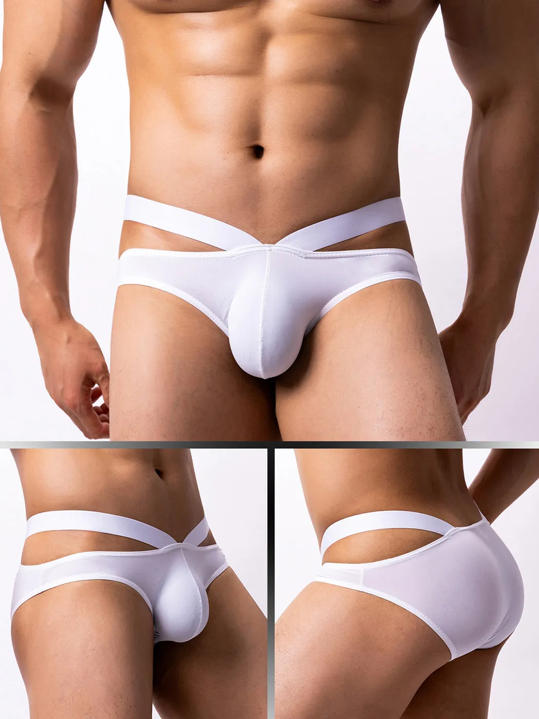 3 Pack Mens Sexy Cross Bikinis