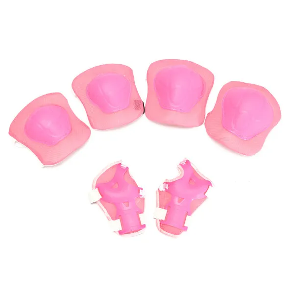 6Pcs Children Kids Elbow Knee Pad Wrist Guard Protector For Skateboard Skating Skiing
