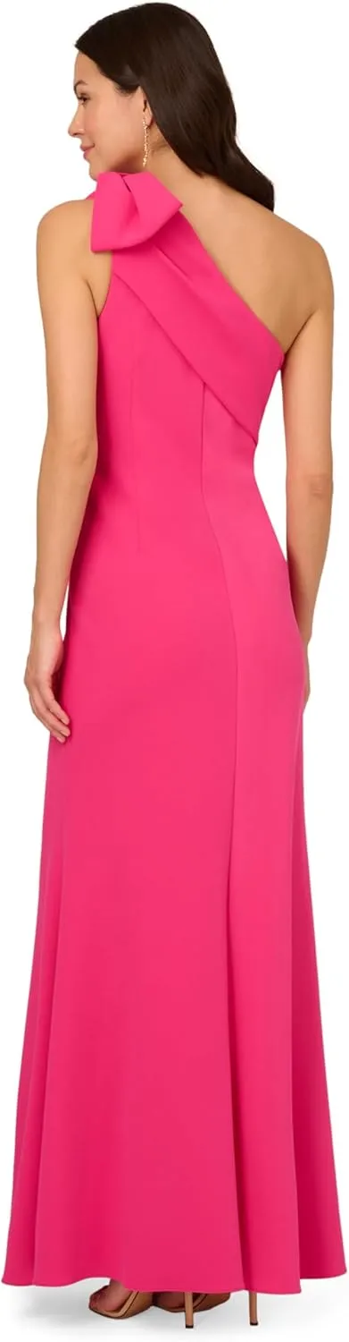 Adrianna Papell Women's Stretch Crepe Long Dress