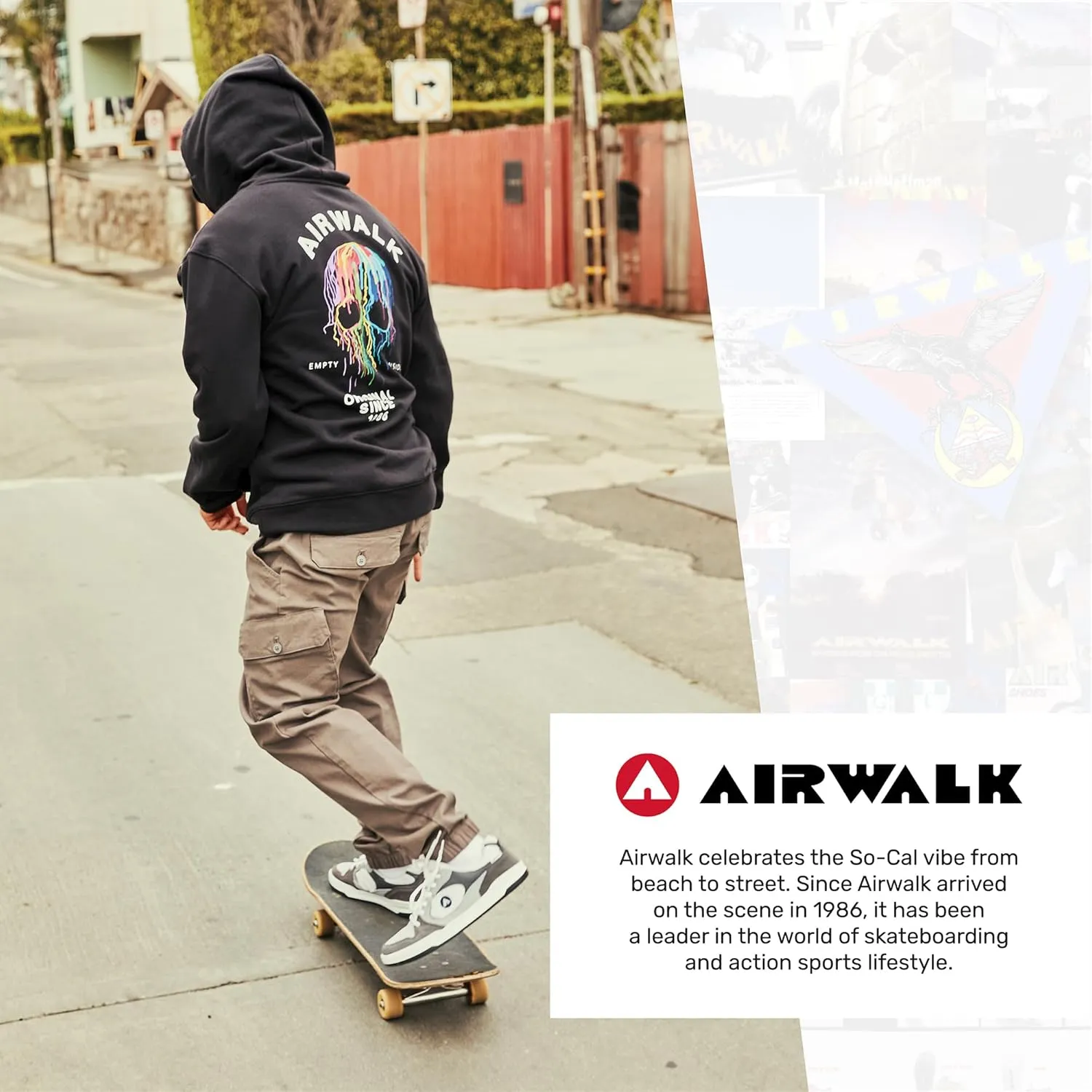 Airwalk Mens Short Sleeve Graphic T-Shirt