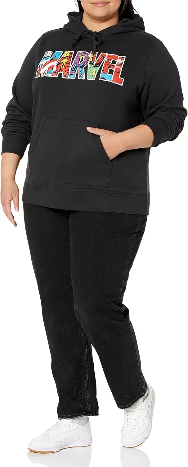 Amazon Essentials Disney | Marvel | Star Wars | Princess Women's Fleece Pullover Hoodie Sweatshirts (Available in Plus Size)