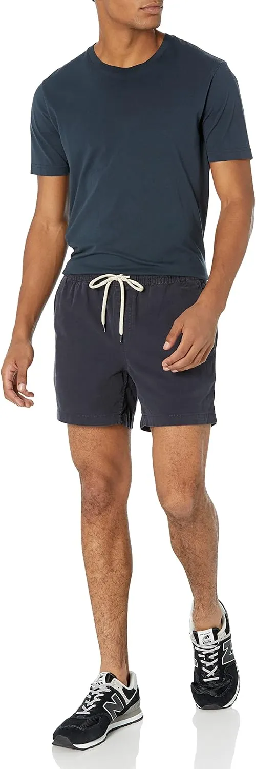 Amazon Essentials Men's Slim-Fit 5" Pull-on Comfort Stretch Canvas Short (Previously Goodthreads)
