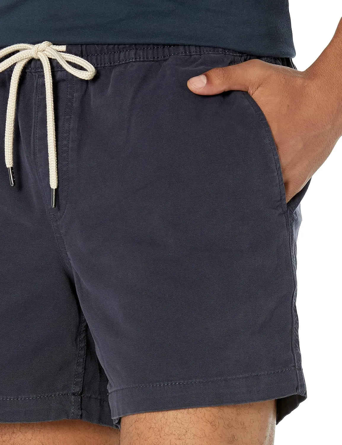 Amazon Essentials Men's Slim-Fit 5" Pull-on Comfort Stretch Canvas Short (Previously Goodthreads)