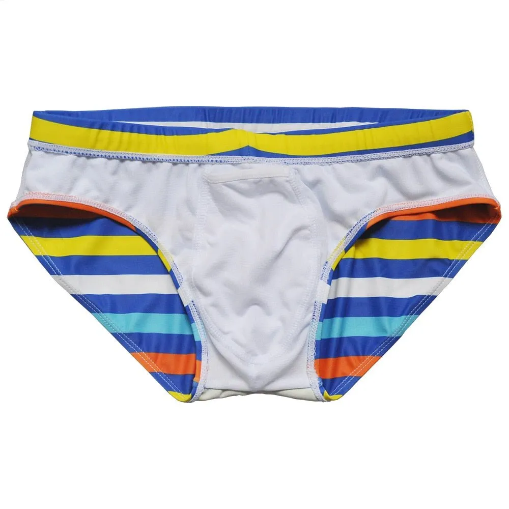 America's Cup Striped Swim Briefs