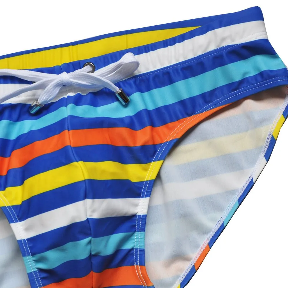 America's Cup Striped Swim Briefs