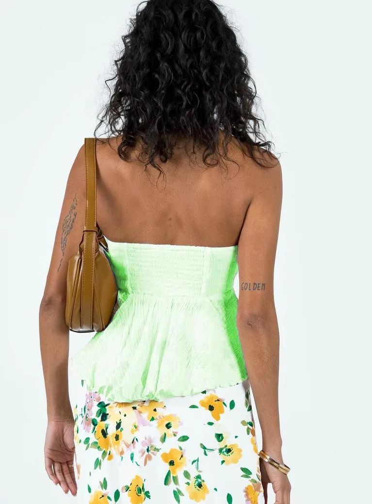 Amiblvowa Women Tie Front Tube Top Sexy Sleeveless Strapless Flowy Ruffle Hem Peplum Bandeau Top Y2K Cute Going Out Crop Tank