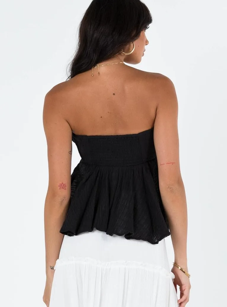 Amiblvowa Women Tie Front Tube Top Sexy Sleeveless Strapless Flowy Ruffle Hem Peplum Bandeau Top Y2K Cute Going Out Crop Tank
