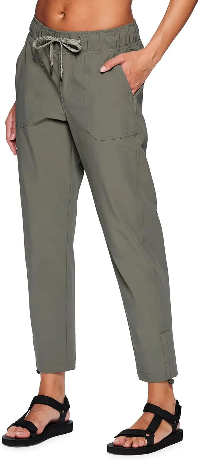 Avalanche Women's Woven Ankle Pant Breathable Quick Drying Outdoors Hiking Pant with Pockets