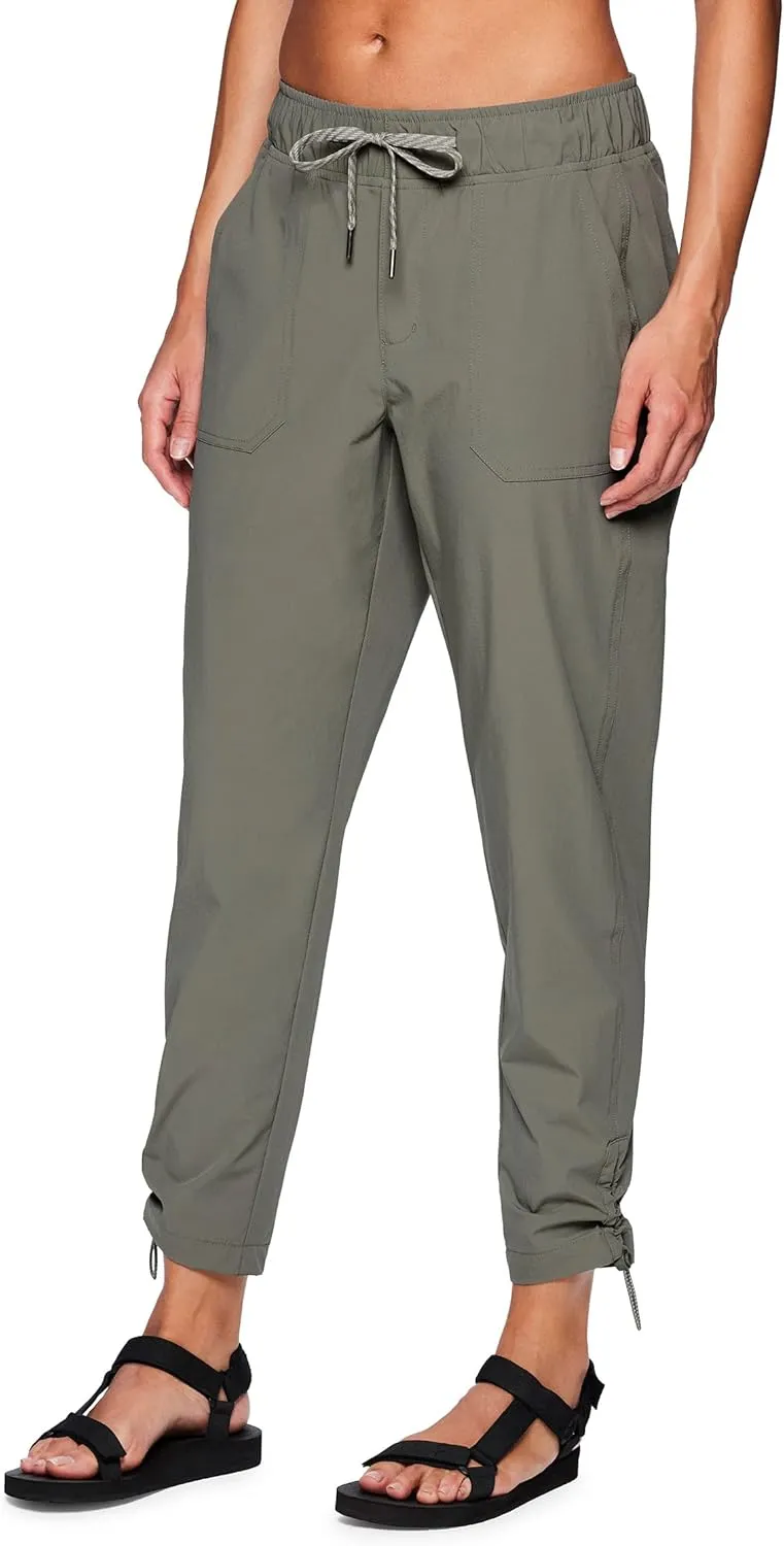 Avalanche Women's Woven Ankle Pant Breathable Quick Drying Outdoors Hiking Pant with Pockets