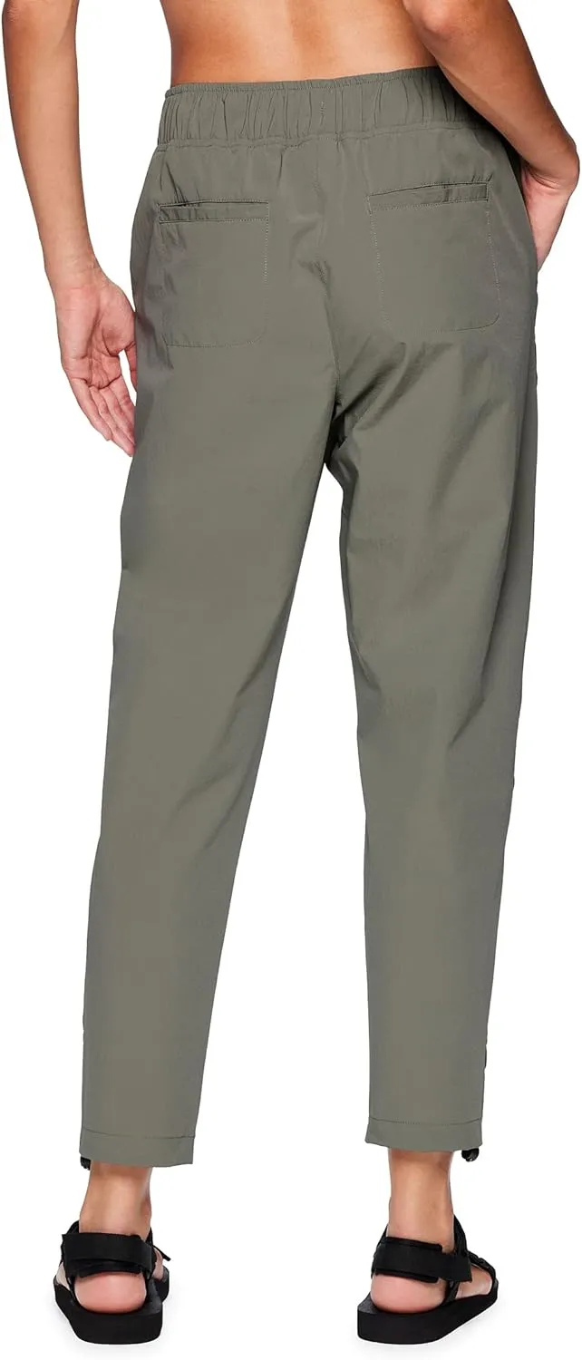 Avalanche Women's Woven Ankle Pant Breathable Quick Drying Outdoors Hiking Pant with Pockets