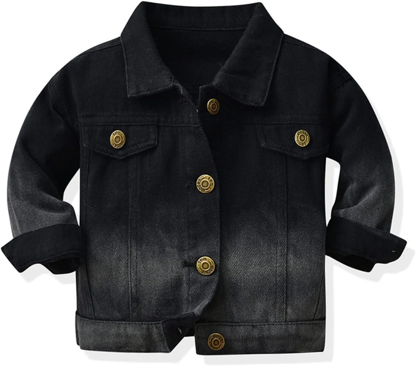 Baby Girls' Denim Jacket Classic Denim Jacket for Boys Girls Long Sleeve Jeans Coat Jacket Clothes