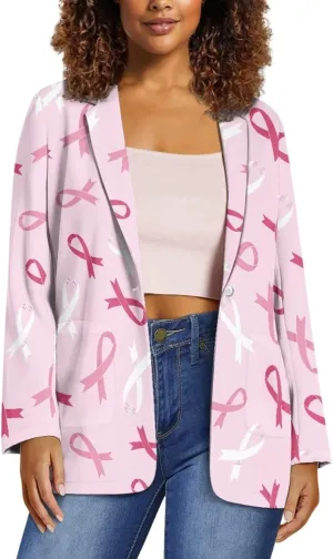 Belidome Womens Blazer Jacket Casual Work Business Coats with Long Sleeve Pockets Size 2XS-3XL Lightweight