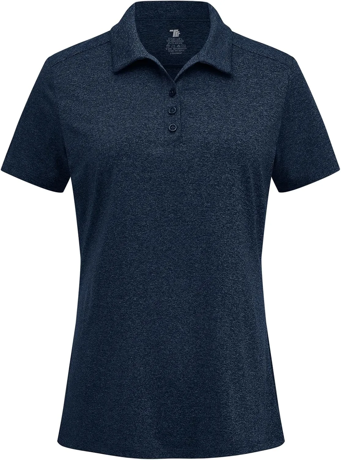 BGOWATU Women's Polo Shirts Golf Tennis Shirts Short Sleeve 3 Buttons Collared Casual Top UV Sun Protection Dry Fit