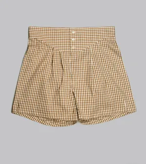 Boxers Gingham Caramel
