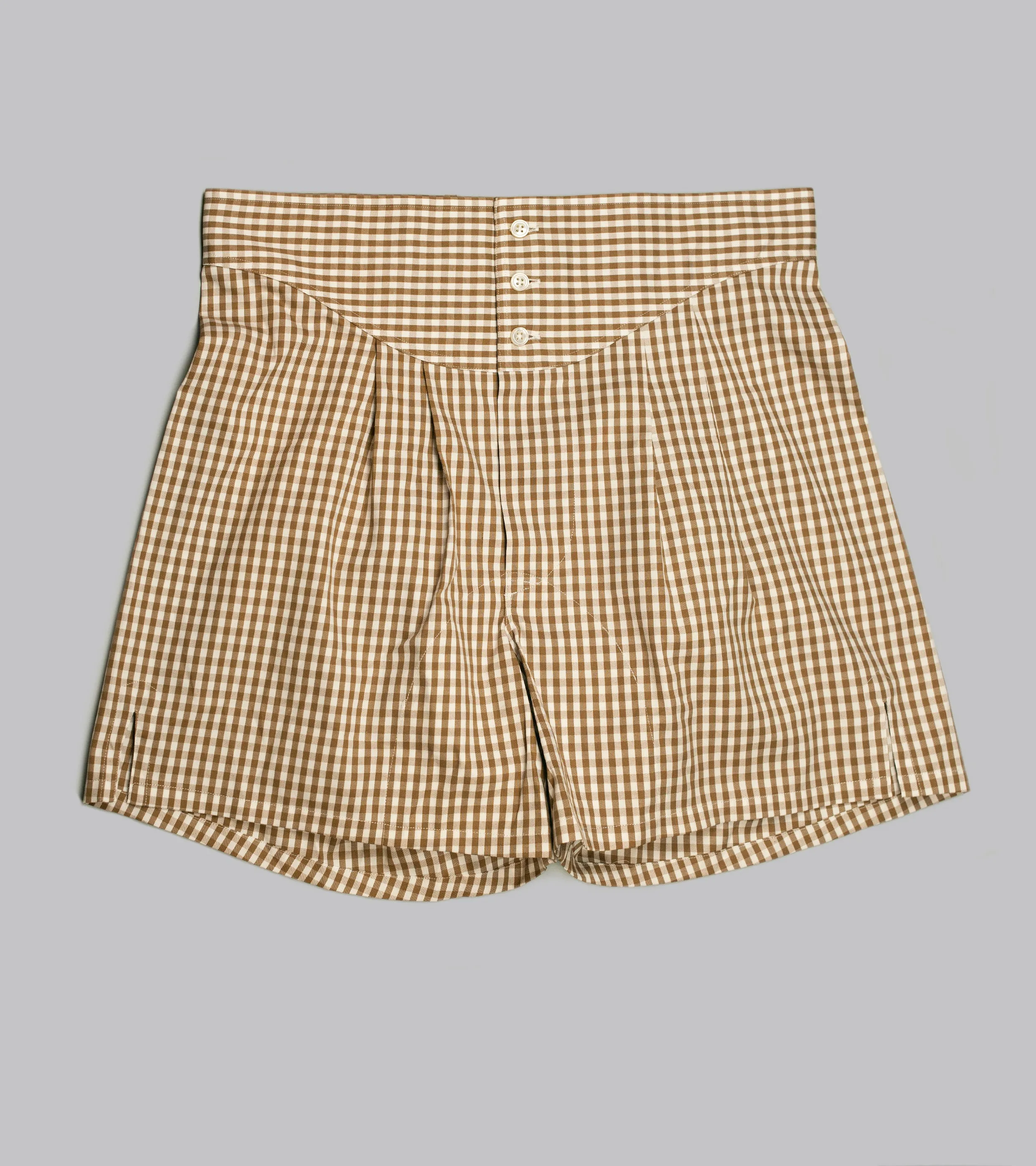 Boxers Gingham Caramel