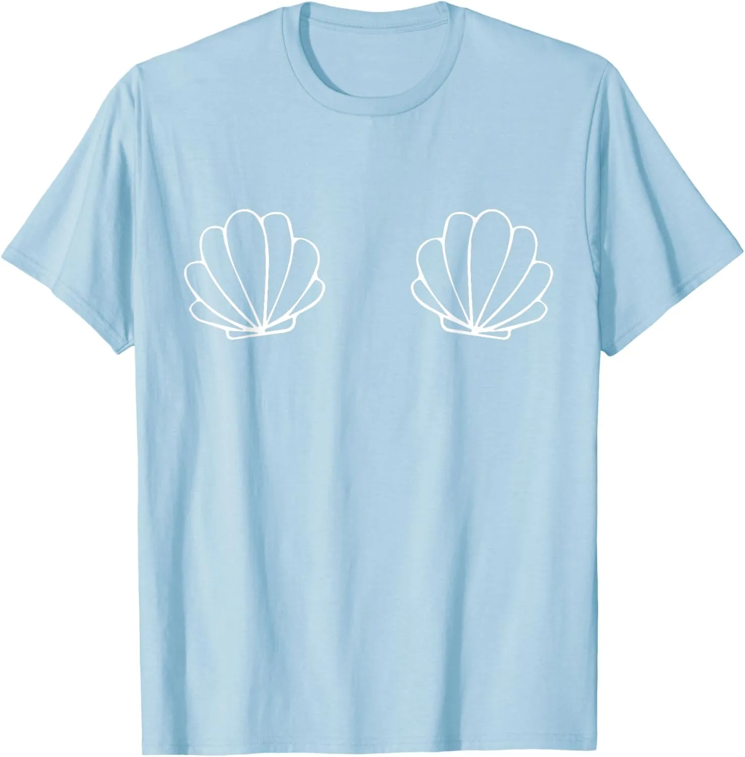 Bra Sea Shell Boob T Shirt Cute Sexy Trendy T-Shirt