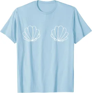 Bra Sea Shell Boob T Shirt Cute Sexy Trendy T-Shirt