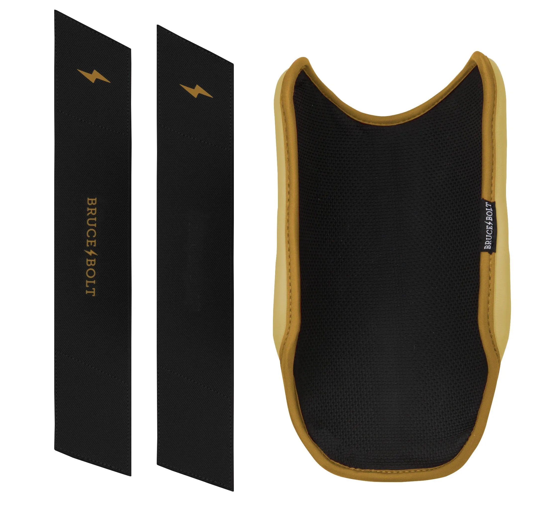 BRUCE BOLT PREMIUM PRO 9" Elbow Guard - GOLD BLACK
