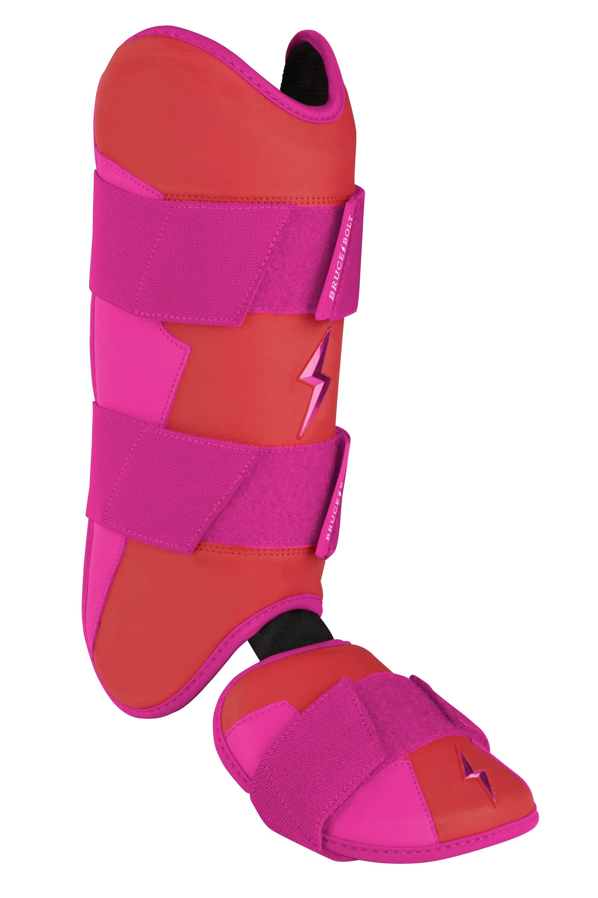 BRUCE BOLT Signature Series Leg Guard - BADER PINK