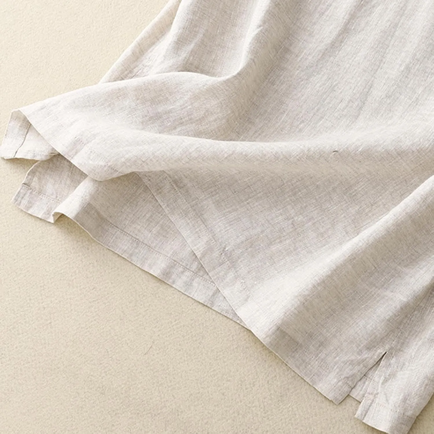 Camisole Tops for Women Gauze Shirts Summer Casual Spaghetti Strap V Neck Sleeveless Blouses with Side Slit