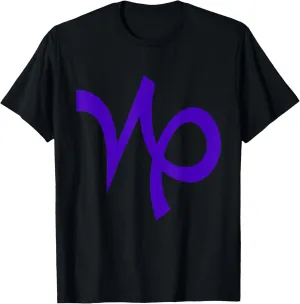 Capricorn Symbol T-Shirt Astrology Zodiac Sea Goat Star Sign T-Shirt