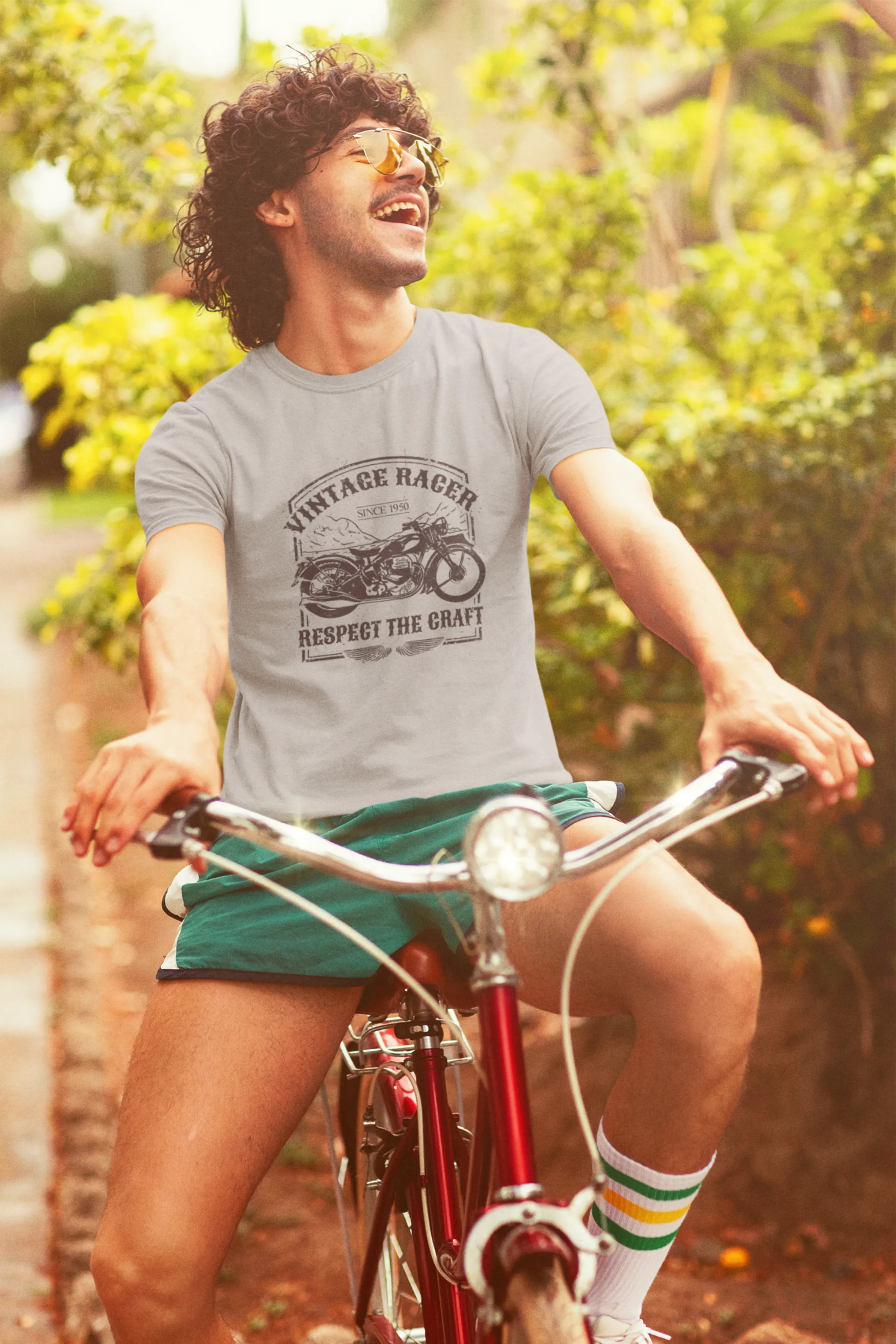 Classic Moto Printed T-shirt for men