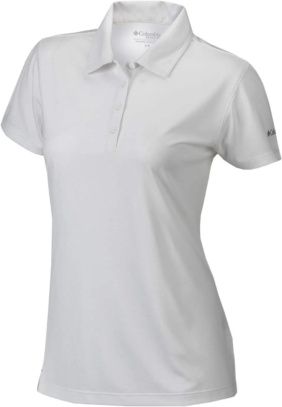 Columbia Women's Golf Birdie Polo Omni Wick Performance Breathable Short Sleeve