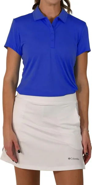 Columbia Women's Golf Birdie Polo Omni Wick Performance Breathable Short Sleeve