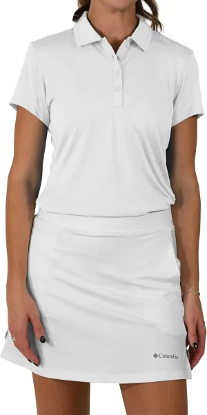 Columbia Women's Golf Birdie Polo Omni Wick Performance Breathable Short Sleeve