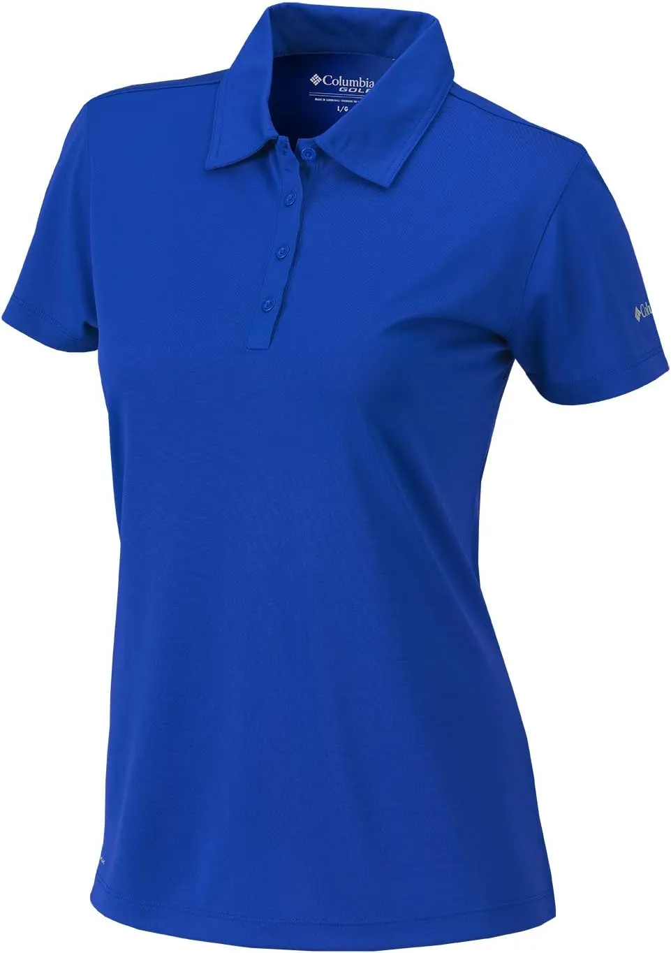 Columbia Women's Golf Birdie Polo Omni Wick Performance Breathable Short Sleeve