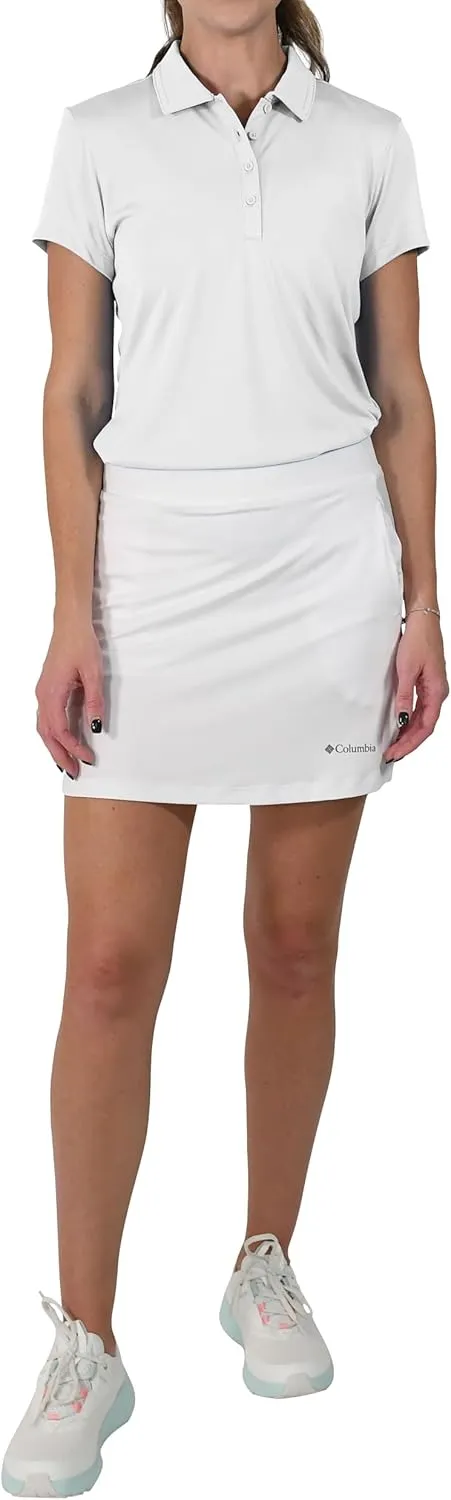 Columbia Women's Golf Birdie Polo Omni Wick Performance Breathable Short Sleeve