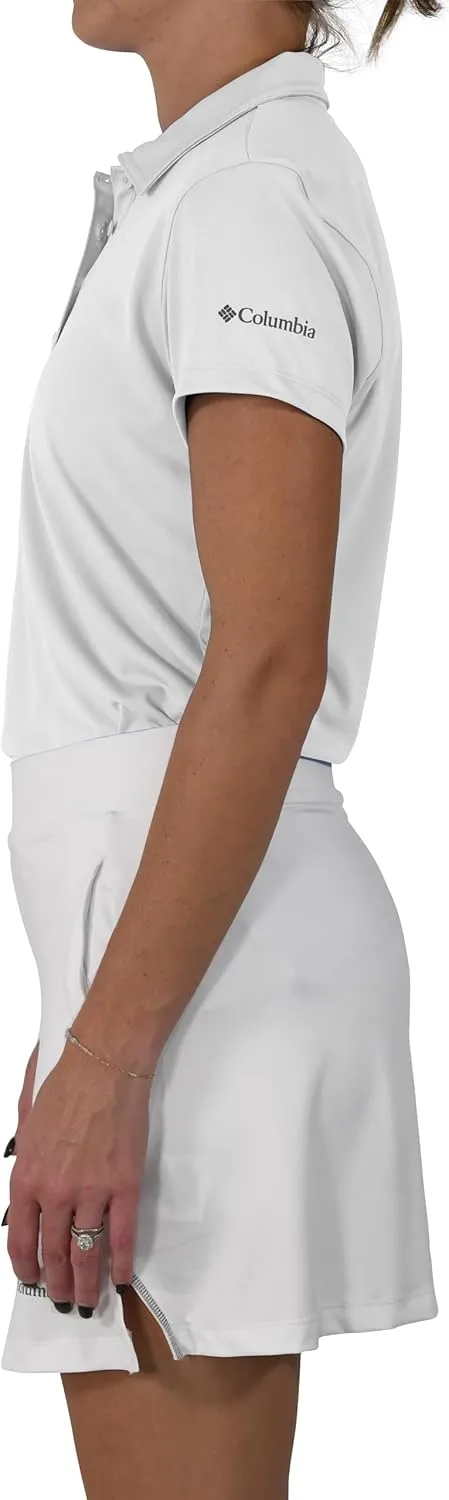 Columbia Women's Golf Birdie Polo Omni Wick Performance Breathable Short Sleeve