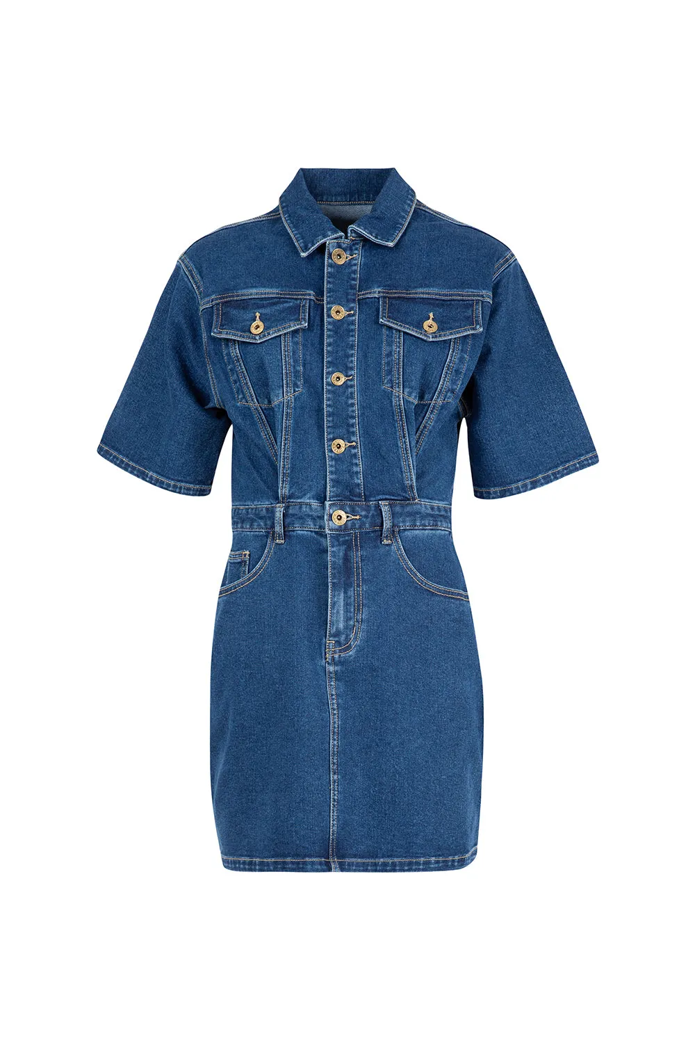 Coop Day Jean Believer Dress Blue
