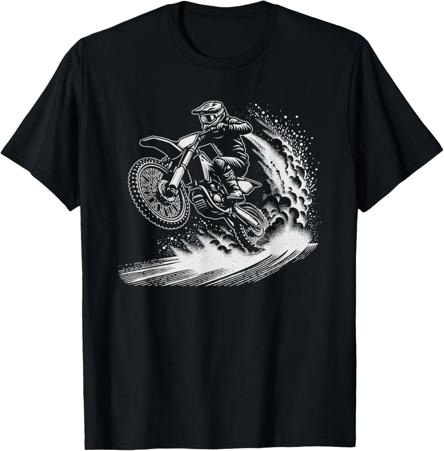 Dirt Bike Riding Graphic T-Shirt