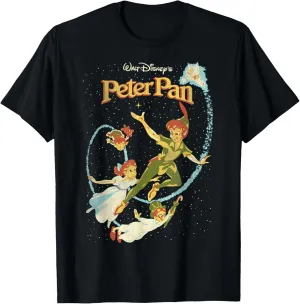 Disney Peter Pan Darling Flight Vintage Graphic T-Shirt T-Shirt