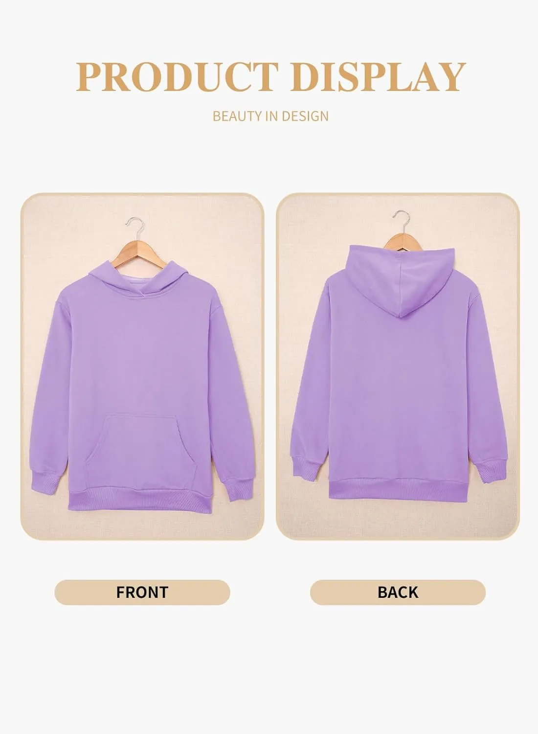 Eytino Plus Size Sweatshirt for Women Casual Long Sleeve Pullover Hooded Tops with Pockets Fall Outfits Clothes(1X-5X)