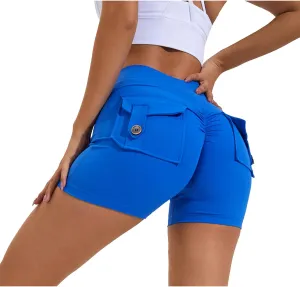 Firzero Womens Workout Shorts High Waisted Tummy Control Seamless Yoga Gym Shorts Stretch Hip Lift Biker Shorts