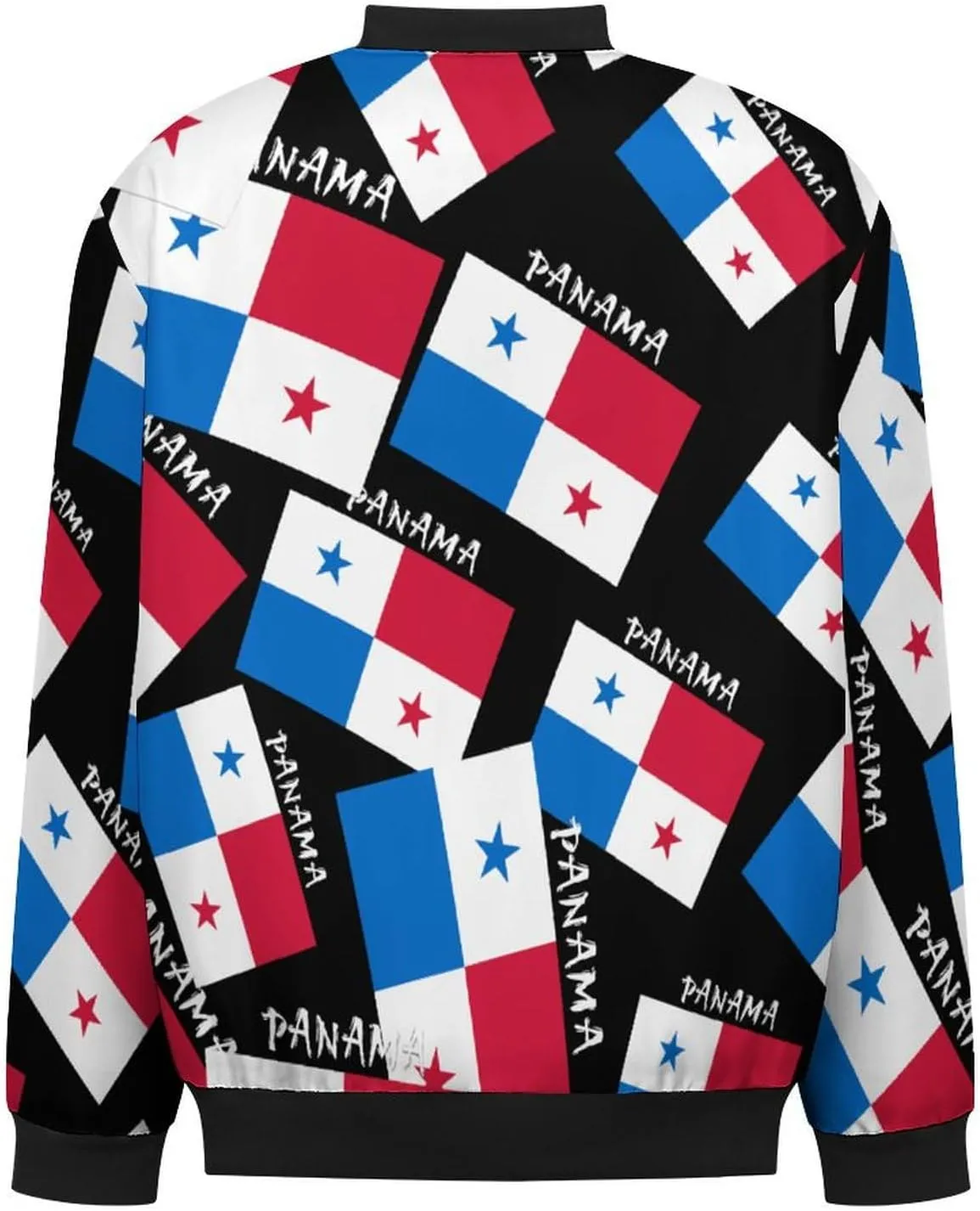 Flag of Panama Men's Bomber Jacket Lightweight Windbreaker Fashion Spring Fall Coats Casual Jackets for Men