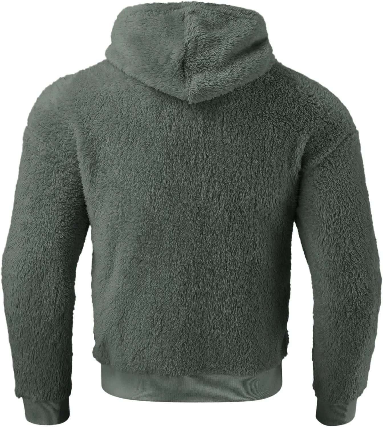 Fleece Jacket Men, Men's Outdoor Casual Fleece Sherpa Lined Button Down Shirt Jacket Heavyweight Jacket Coats