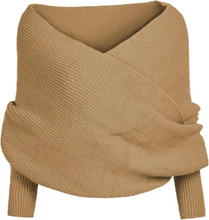 Fleece Wrap Shawl with Sleeves Keeps Arm Shoulders Warm in Cold Winter Season Black Shawl for Evening Dresses