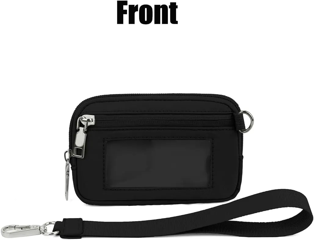Flexcarry,Cozy Loft Stylish Compact Wallet,Portable Women's Wristlet Handbags Id Card Holder Wallet Zipper Wallet