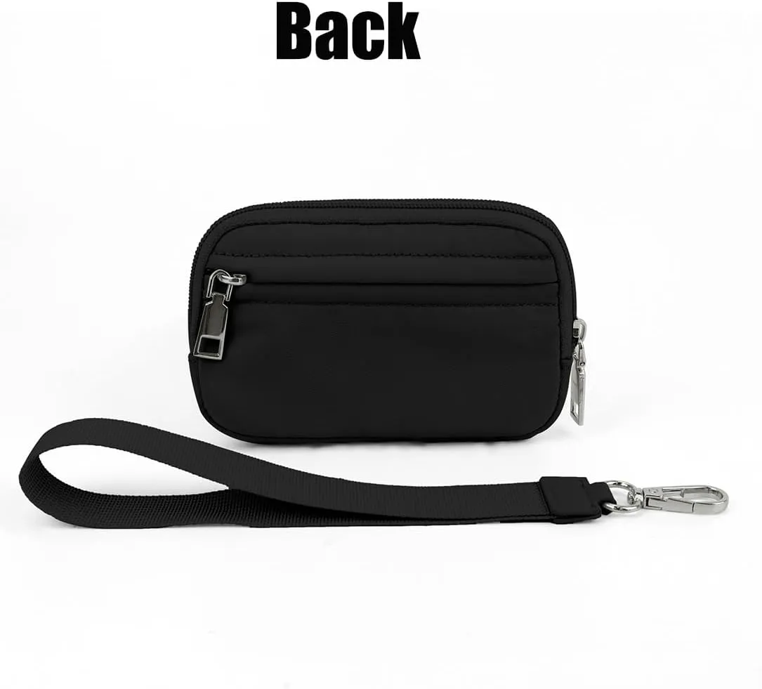 Flexcarry,Cozy Loft Stylish Compact Wallet,Portable Women's Wristlet Handbags Id Card Holder Wallet Zipper Wallet
