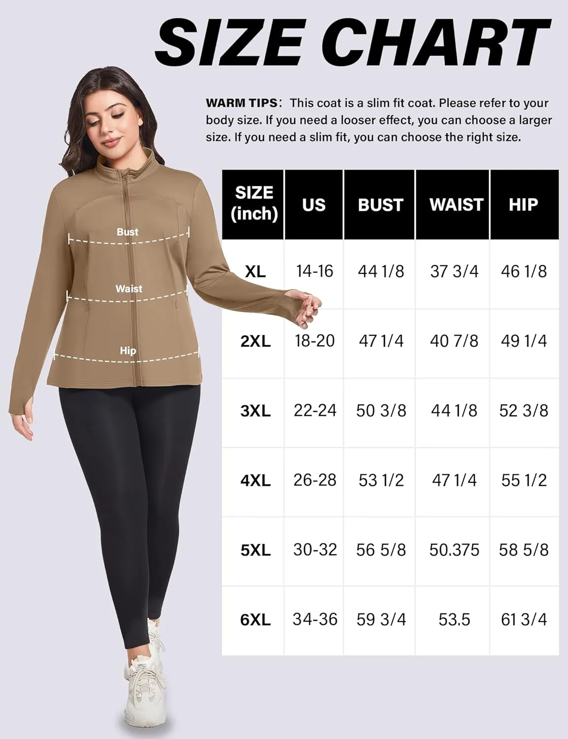 FOREYOND Plus Size Jackets for Women Athletic Workout Running Jacket Full Zip up Lightweight Yoga Tops with Thumb Holes